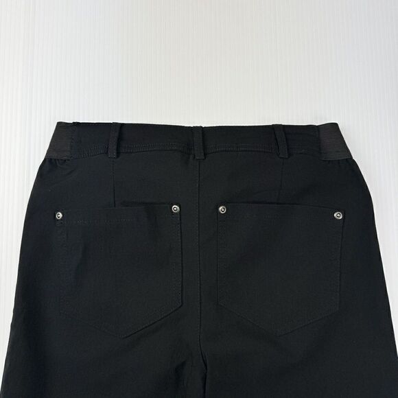 AB Studio Black Slim Leg Stretchy Dress Pants Size 2 - Picture 4 of 10